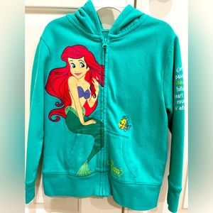 Authentic Disney parks girls Ariel hoodie